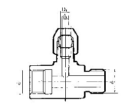 YZG2-9 regulating valve tee joint