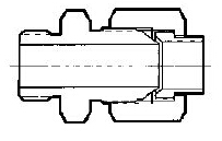 YZG4-1 through terminal connector