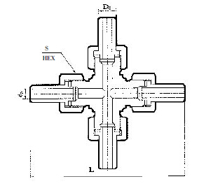 YZG5-11 four-way intermediate joint (1)