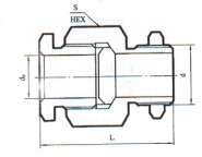 YZG10 cable (pipe cable) connector