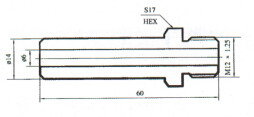 YZG13 glass panel liquid gauge joint