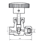 YZ6-11(QZ-2) Double-Clock Globe Valve