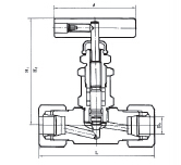 YZJ-1A (J91) type jacket globe valve