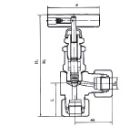 YZJ-1D (J94) angle clamp stop valve