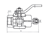 YZQ-4(QG.QY1) air source ball valve
