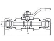 YZQ-8(QH.Y1, QJ.Y1) Clamped Ball Valve
