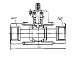 YZQ-12(Q11SA) internal threaded ball valve (1)